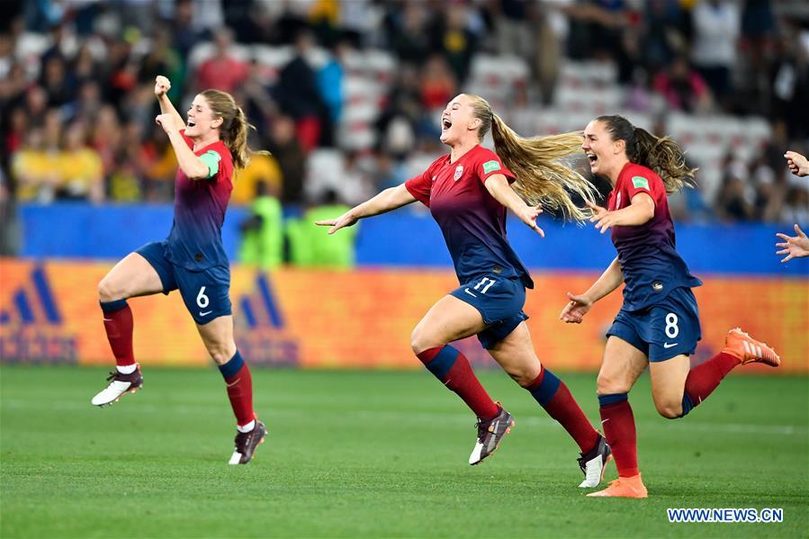 (SP)FRANCE-NICE-2019 FIFA WOMEN'S WORLD CUP-ROUND OF 16-NORWAY VS AUSTRALIA