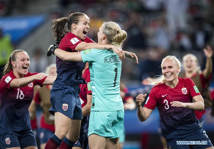 (SP)FRANCE-NICE-2019 FIFA WOMEN'S WORLD CUP-ROUDN OF 16-NORWAY VS AUSTRALIA
