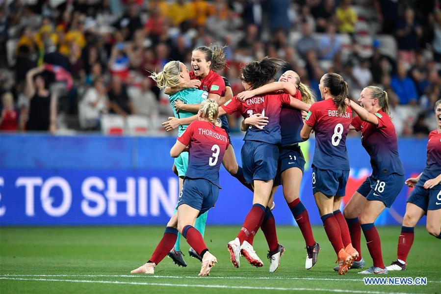 (SP)FRANCE-NICE-2019 FIFA WOMEN'S WORLD CUP-ROUND OF 16-NORWAY VS AUSTRALIA