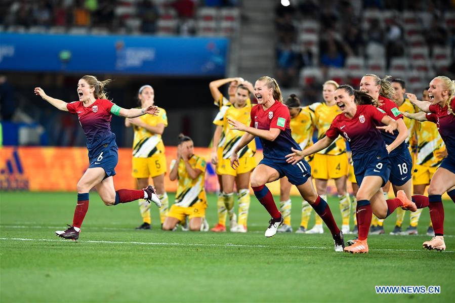 (SP)FRANCE-NICE-2019 FIFA WOMEN'S WORLD CUP-ROUND OF 16-NORWAY VS AUSTRALIA