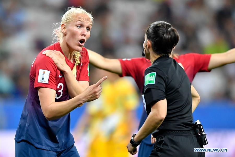 (SP)FRANCE-NICE-2019 FIFA WOMEN'S WORLD CUP-ROUND OF 16-NORWAY VS AUSTRALIA