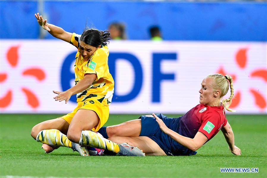(SP)FRANCE-NICE-2019 FIFA WOMEN'S WORLD CUP-ROUND OF 16-NORWAY VS AUSTRALIA