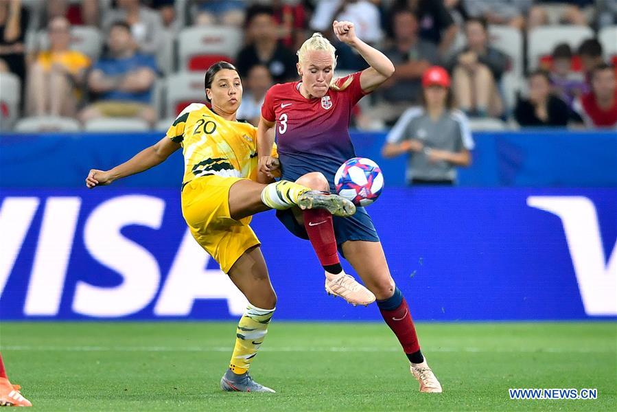 (SP)FRANCE-NICE-2019 FIFA WOMEN'S WORLD CUP-ROUND OF 16-NORWAY VS AUSTRALIA