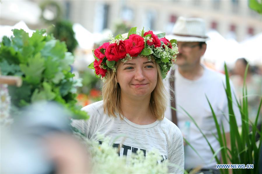 LATVIA-RIGA-MIDSUMMER FESTIVAL LIGO MARKET