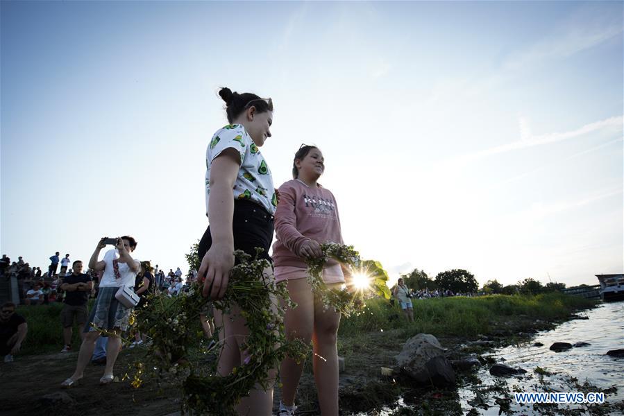 POLAND-WARSAW-SUMMER SOLSTICE-CELEBRATION