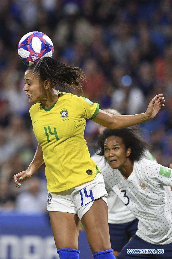 (SP)FRANCE-LE HAVRE-FOOTBALL-2019 FIFA WOMEN'S WORLD CUP-ROUDN OF 16-FRANCE VS BRAZIL