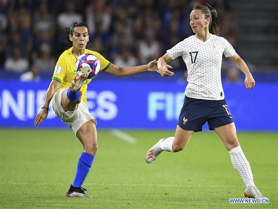 (SP)FRANCE-LE HAVRE-FOOTBALL-2019 FIFA WOMEN'S WORLD CUP-ROUDN OF 16-FRANCE VS BRAZIL