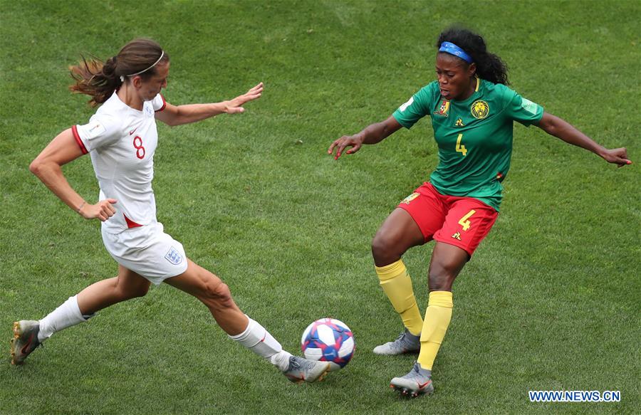 (SP)FRANCE-VALENCIENNES-2019 FIFA WOMEN'S WORLD CUP-ROUND OF 16-ENGLAND VS CAMEROON