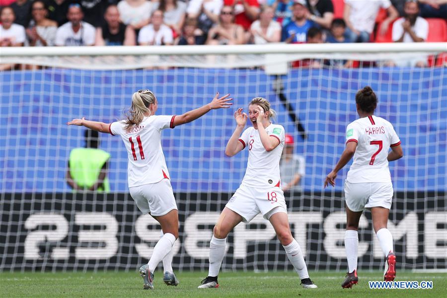 (SP)FRANCE-VALENCIENNES-2019 FIFA WOMEN'S WORLD CUP-ROUND OF 16-ENG VS CMR