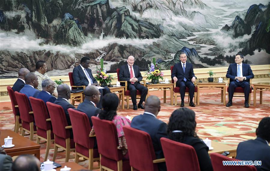 CHINA-BEIJING-WANG QISHAN-AFRICAN DELEGATIONS-MEETING (CN)