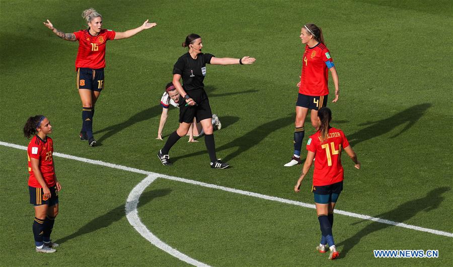 (SP)FRANCE-REIMS-FIFA WOMEN'S WORLD CUP-ROUND OF 16-USA VS ESP