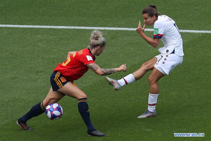 (SP)FRANCE-REIMS-FIFA WOMEN'S WORLD CUP-ROUND OF 16-USA VS ESP