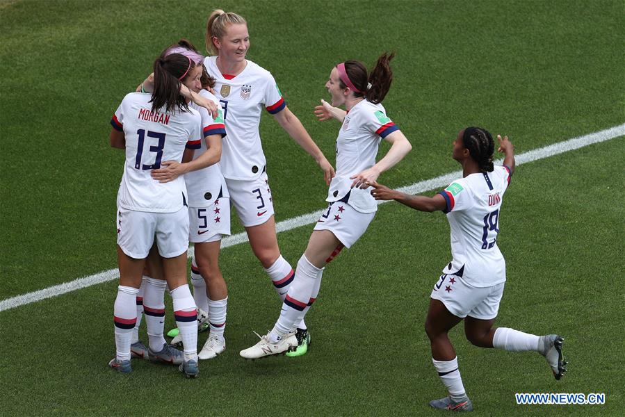 (SP)FRANCE-REIMS-FIFA WOMEN'S WORLD CUP-ROUND OF 16-USA VS ESP