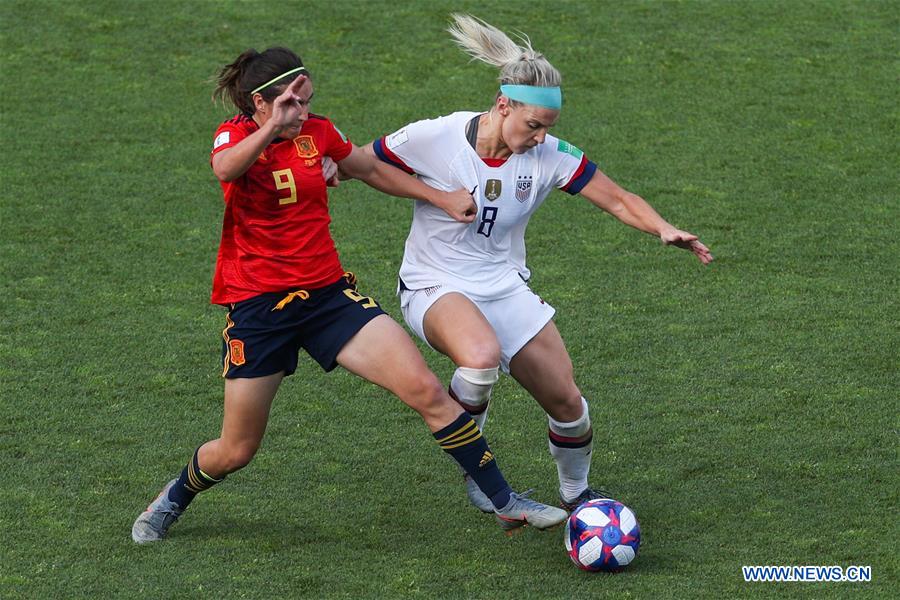 (SP)FRANCE-REIMS-FIFA WOMEN'S WORLD CUP-ROUND OF 16-USA VS ESP