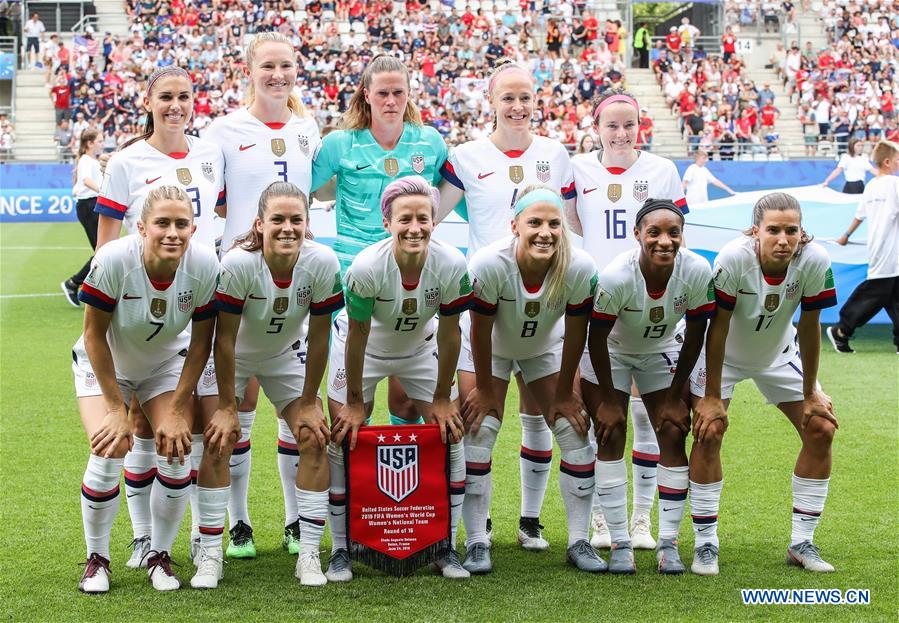 (SP)FRANCE-REIMS-FIFA WOMEN'S WORLD CUP-ROUND OF 16-USA VS ESP