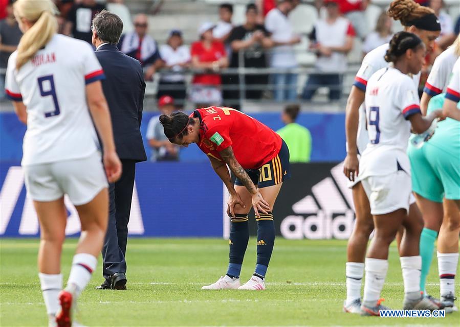 (SP)FRANCE-REIMS-FIFA WOMEN'S WORLD CUP-ROUND OF 16-USA VS ESP