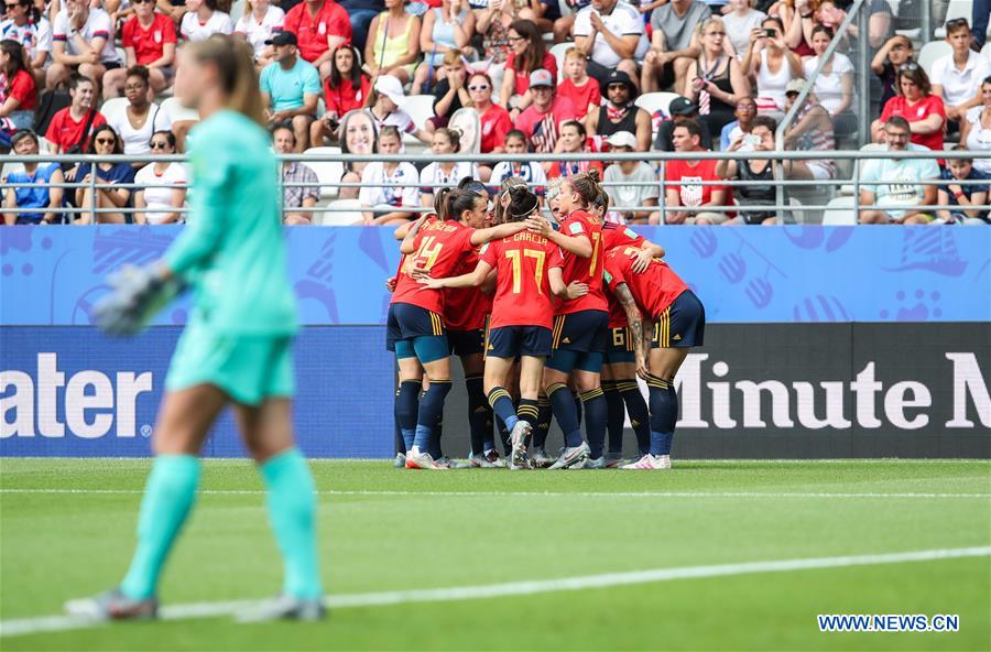 (SP)FRANCE-REIMS-FIFA WOMEN'S WORLD CUP-ROUND OF 16-USA VS ESP