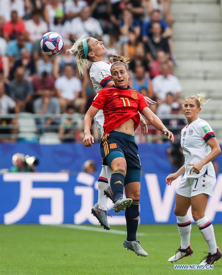 (SP)FRANCE-REIMS-FIFA WOMEN'S WORLD CUP-ROUND OF 16-USA VS ESP