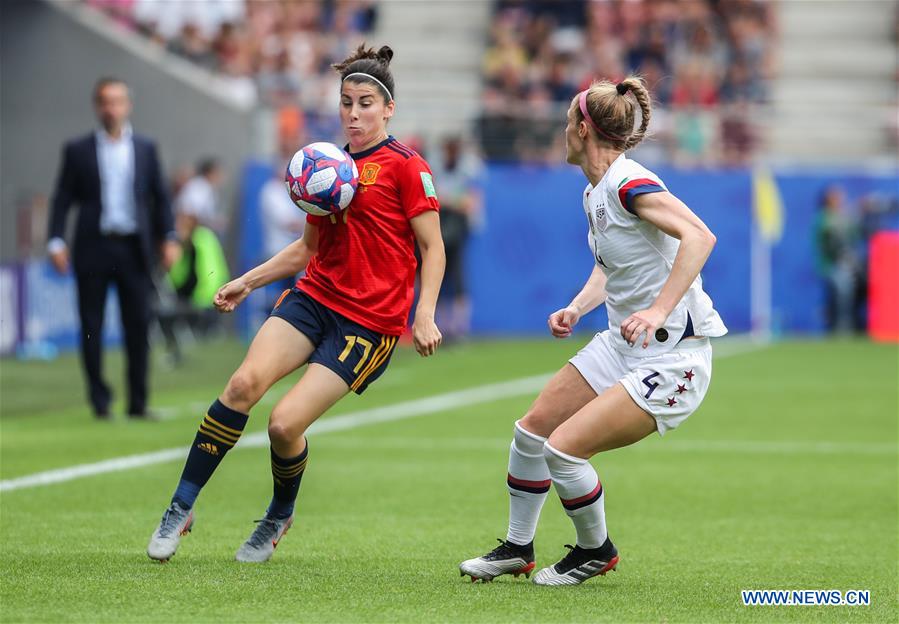 (SP)FRANCE-REIMS-FIFA WOMEN'S WORLD CUP-ROUND OF 16-USA VS ESP