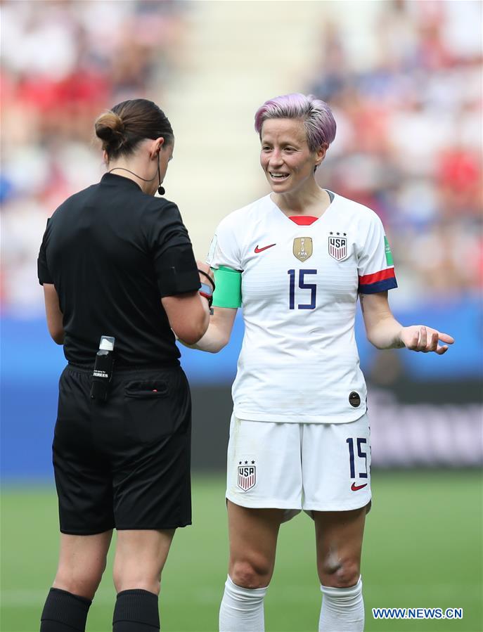 (SP)FRANCE-REIMS-FIFA WOMEN'S WORLD CUP-ROUND OF 16-USA VS ESP