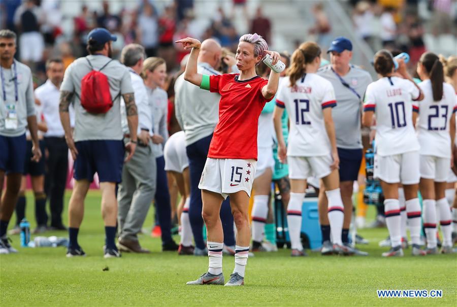 (SP)FRANCE-REIMS-FIFA WOMEN'S WORLD CUP-ROUND OF 16-USA VS ESP