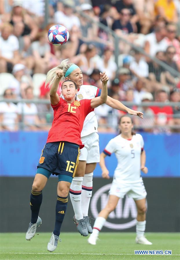 (SP)FRANCE-REIMS-FIFA WOMEN'S WORLD CUP-ROUND OF 16-USA VS ESP