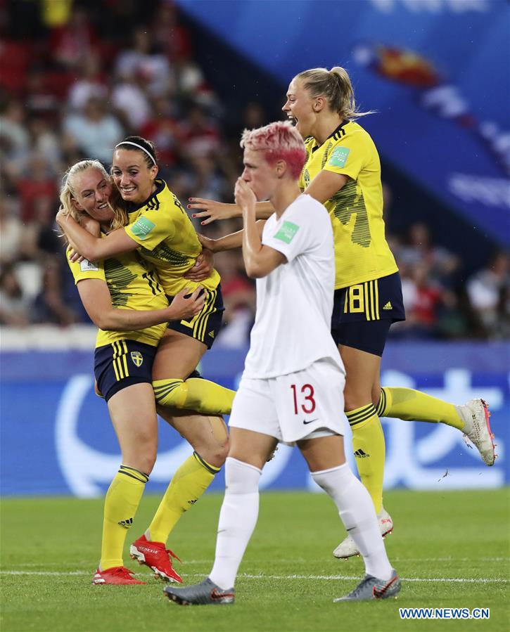 (SP)FRANCE-PARIS-2019 FIFA WOMEN'S WORLD CUP-ROUND OF 16-SWE VS CAN