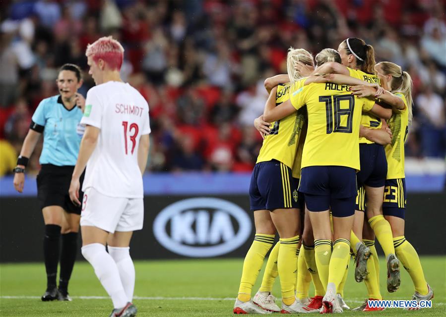 (SP)FRANCE-PARIS-2019 FIFA WOMEN'S WORLD CUP-ROUND OF 16-SWE VS CAN