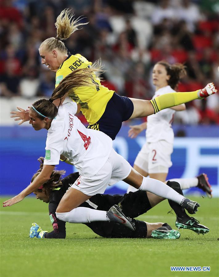 (SP)FRANCE-PARIS-2019 FIFA WOMEN'S WORLD CUP-ROUND OF 16-SWE VS CAN