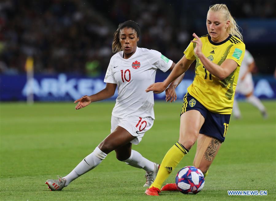(SP)FRANCE-PARIS-FIFA WOMEN'S WORLD CUP-ROUND OF 16-SWE VS CAN