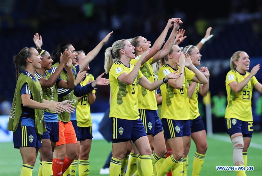 (SP)FRANCE-PARIS-FIFA WOMEN'S WORLD CUP-ROUND OF 16-SWE VS CAN