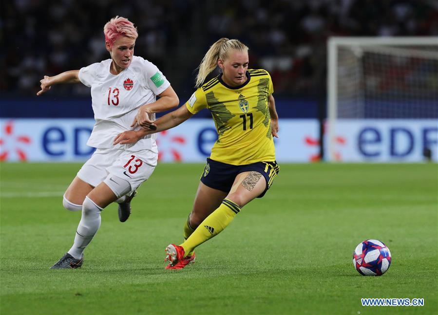 (SP)FRANCE-PARIS-FIFA WOMEN'S WORLD CUP-ROUND OF 16-SWE VS CAN