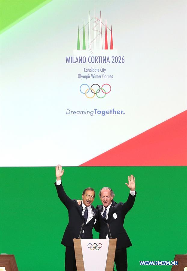 (SP)SWITZERLAND-LAUSANNE-2026 OLYMPIC WINTER GAMES-MILAN-CORTINA D'AMPEZZO FINAL PRESENTATION