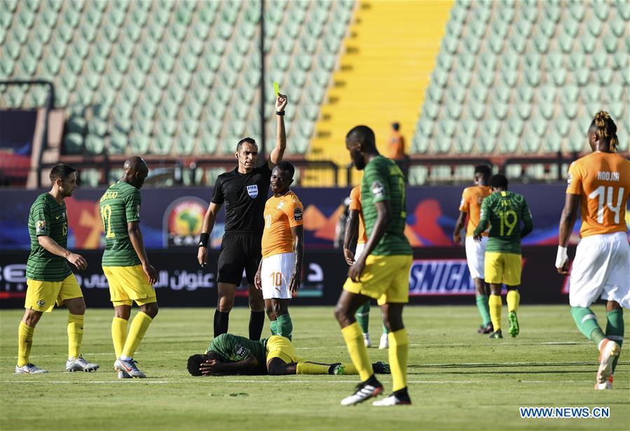 (SP)EGYPT-CAIRO-SOCCER-AFRICA CUP-GROUP D-COTE D'IVOIRE VS SOUTH AFRICA