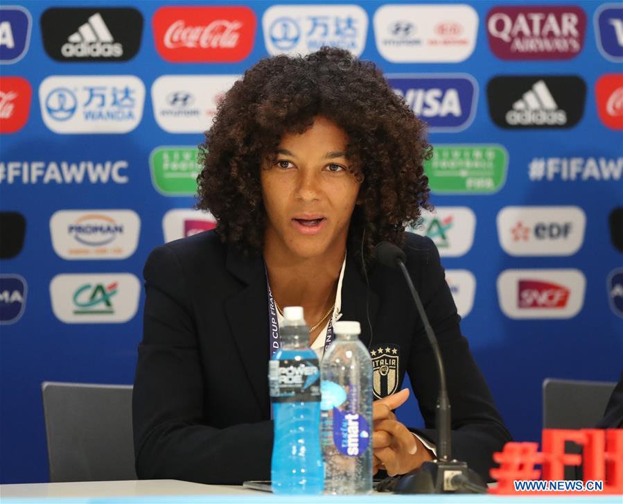 (SP)FRANCE-MONTPELLIER-2019 FIFA WOMEN'S WORLD CUP-ROUND OF 16-ITALY-OFFICIAL PRESS CONFERENCE