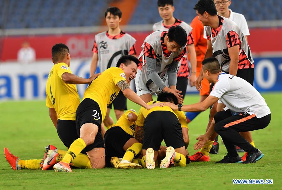 (SP)CHINA-JINAN-SOCCER-AFC CHAMPIONS LEAGUE-SHANDONG LUNENG FC-GUANGZHOU EVERGRANDE FC (CN)