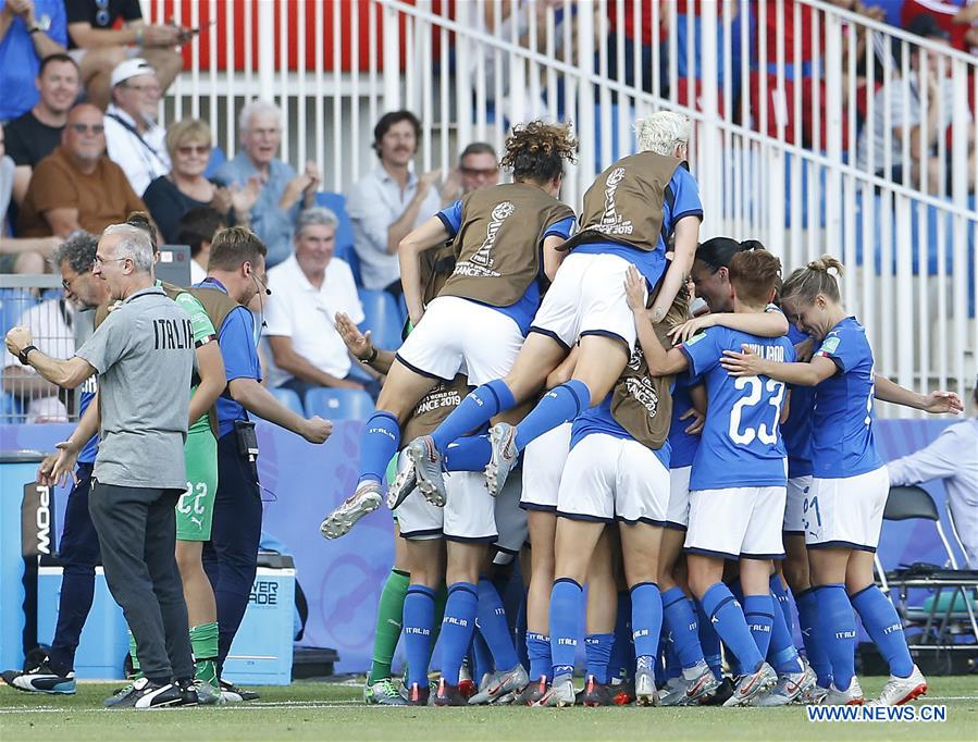 (SP)FRANCE-MONTPELLIER-2019 FIFA WOMEN'S WORLD CUP-ROUND OF 16-ITA VS CHN