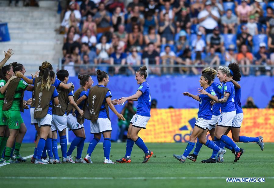 (SP)FRANCE-MONTPELLIER-2019 FIFA WOMEN'S WORLD CUP-ROUND OF 16-ITA VS CHN