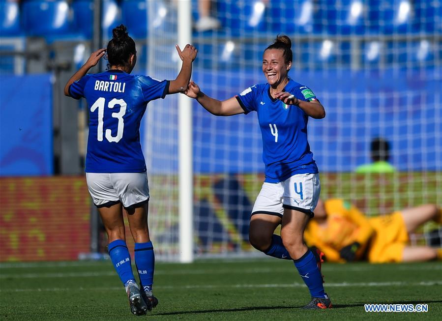 (SP)FRANCE-MONTPELLIER-2019 FIFA WOMEN'S WORLD CUP-ROUND OF 16-ITA VS CHN