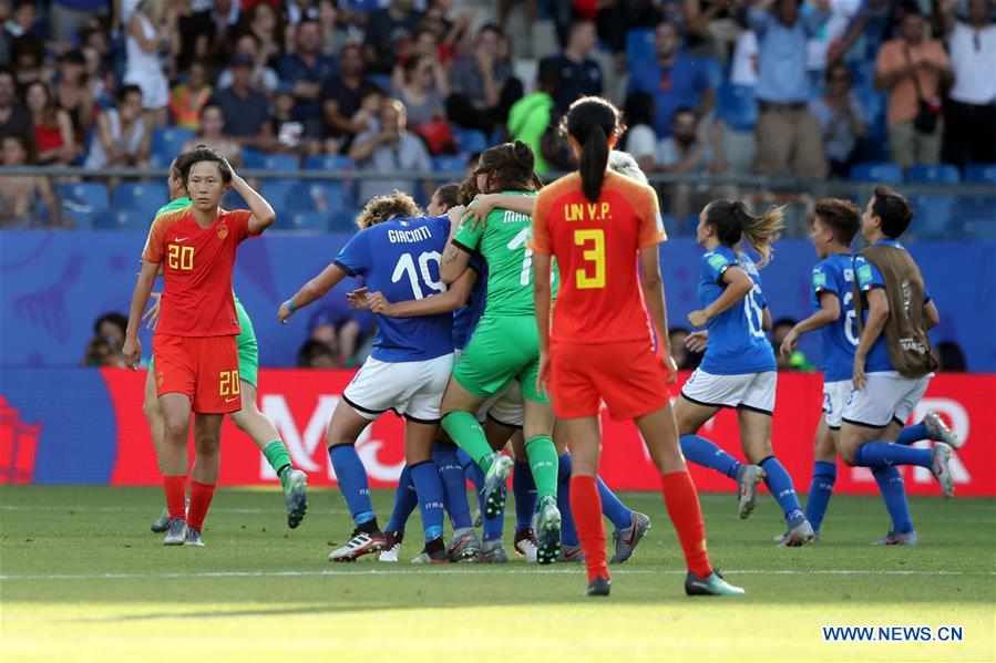 (SP)FRANCE-MONTPELLIER-2019 FIFA WOMEN'S WORLD CUP-ROUND OF 16-ITA VS CHN