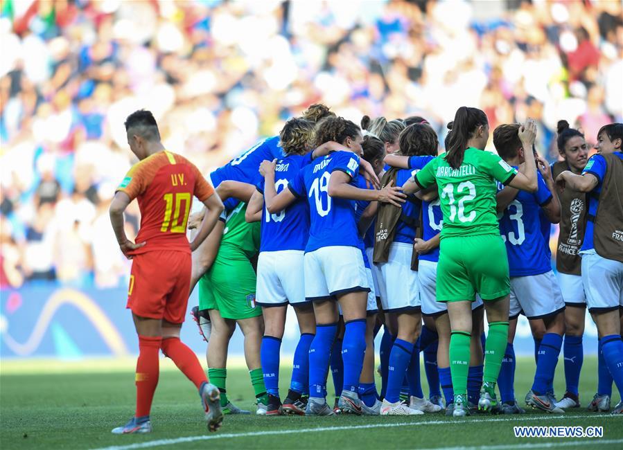 (SP)FRANCE-MONTPELLIER-2019 FIFA WOMEN'S WORLD CUP-ROUND OF 16-ITA VS CHN