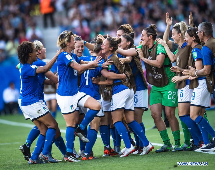 (SP)FRANCE-MONTPELLIER-2019 FIFA WOMEN'S WORLD CUP-ROUND OF 16-ITA VS CHN