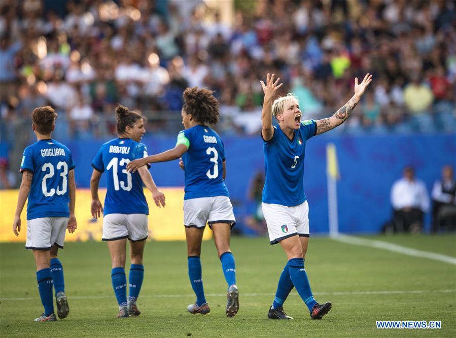(SP)FRANCE-MONTPELLIER-2019 FIFA WOMEN'S WORLD CUP-ROUND OF 16-ITA VS CHN