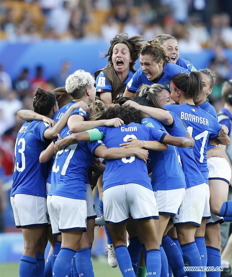 (SP)FRANCE-MONTPELLIER-2019 FIFA WOMEN'S WORLD CUP-ROUND OF 16-ITA VS CHN