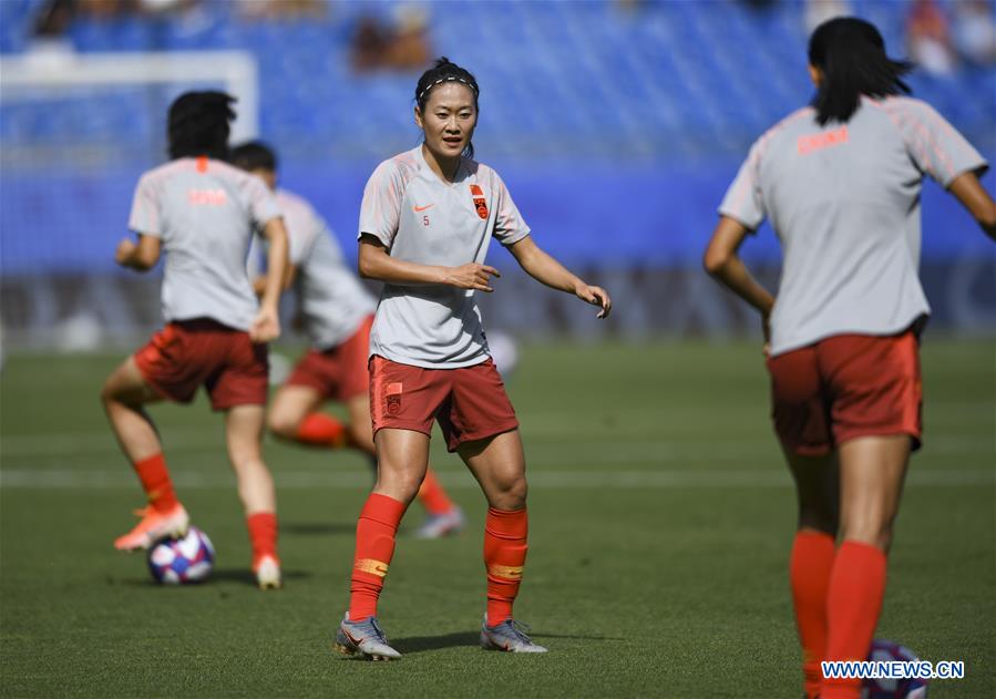 (SP)FRANCE-MONTPELLIER-2019 FIFA WOMEN'S WORLD CUP-ROUND OF 16-ITA VS CHN-WARM-UP
