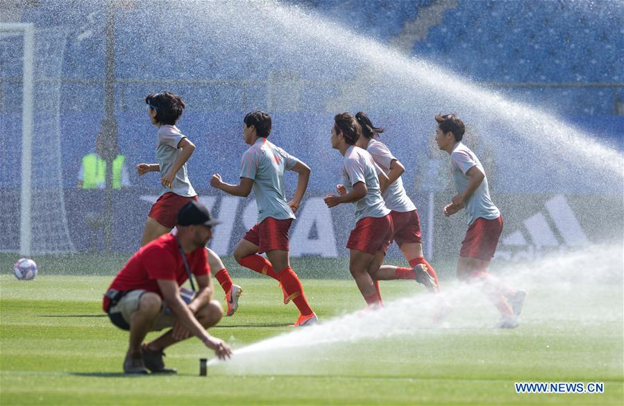 (SP)FRANCE-MONTPELLIER-2019 FIFA WOMEN'S WORLD CUP-ROUND OF 16-ITA VS CHN-WARM-UP