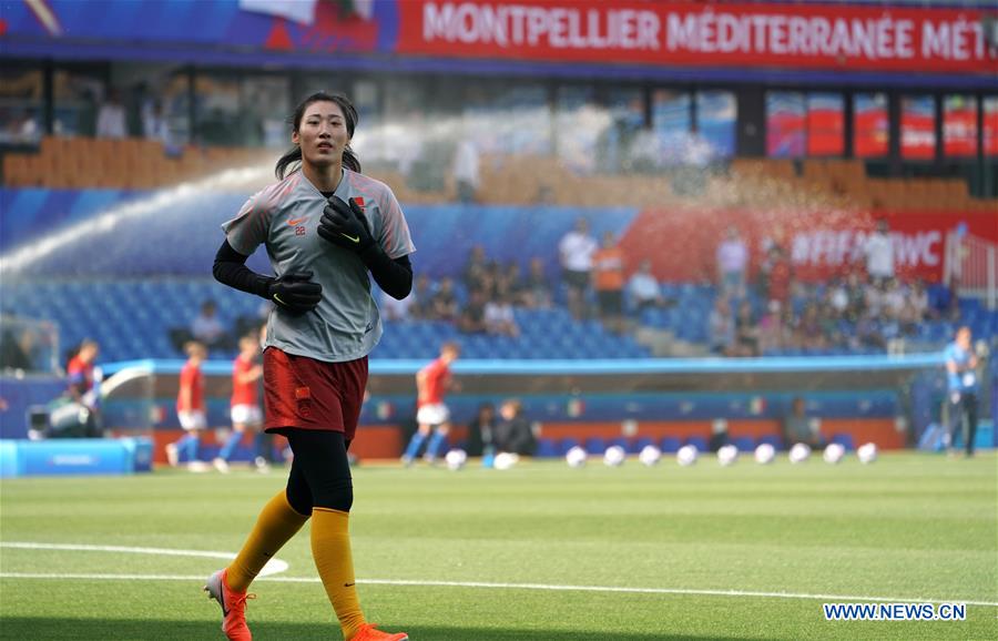 (SP)FRANCE-MONTPELLIER-2019 FIFA WOMEN'S WORLD CUP-ROUND OF 16-ITA VS CHN-WARM-UP