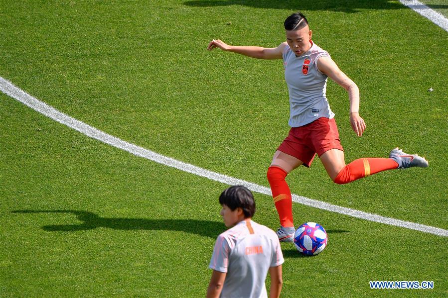(SP)FRANCE-MONTPELLIER-2019 FIFA WOMEN'S WORLD CUP-ROUND OF 16-ITA VS CHN-WARM-UP