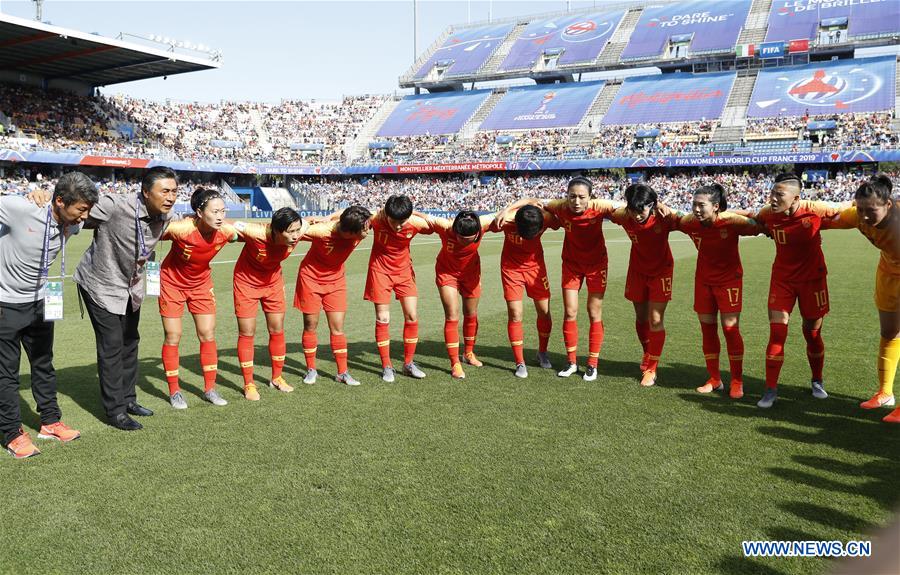(SP)FRANCE-MONTPELLIER-2019 FIFA WOMEN'S WORLD CUP-ROUND OF 16-ITA VS CHN-WARM-UP