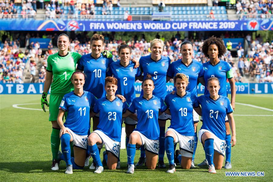 (SP)FRANCE-MONTPELLIER-2019 FIFA WOMEN'S WORLD CUP-ROUND OF 16-ITA VS CHN-WARM-UP